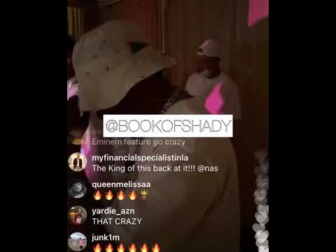 NAS , HIT BOY and CREW reacted to EMINEM'S EPMD2 Verse in album listening party... crew went crazy🔥🔥