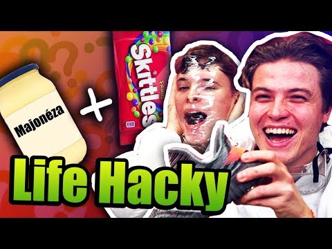 Testujeme NAJHORŠIE LIFEHACKY! Selassie a Evžen