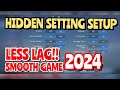 Best settings in mobile legends 2024, Smooth Game setting for mobile legends