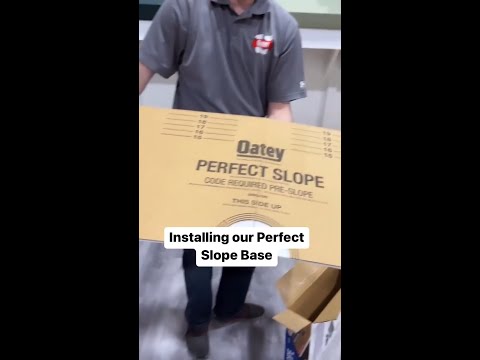 How to Install Oatey Perfect Slope 🚿