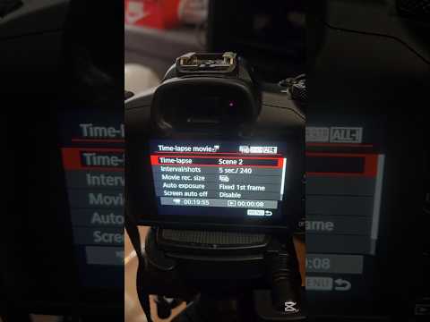 HOW TO shoot a TIMELAPSE AUTOMATICALLY on Canon EOS r platform! #photography #timelapse #canon