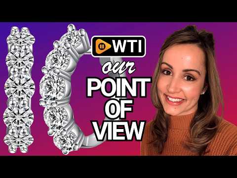 Moissanite Hoop Earrings - WTI product video review