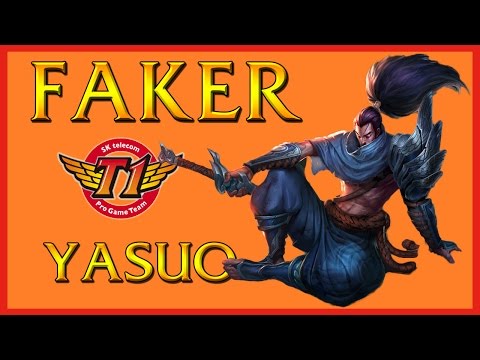 Hide on Bush (Faker) - Yasuo Mid vs Ahri - Korean Challenger Ranked League of Legends 2015