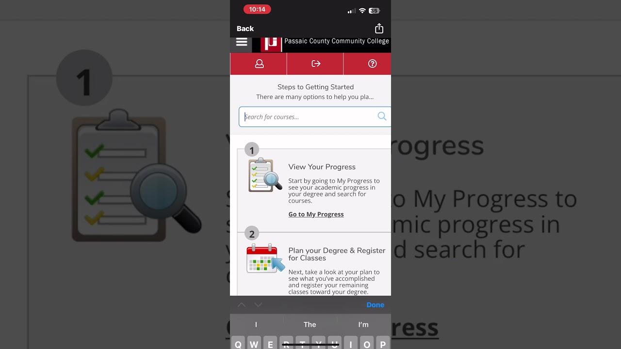 How to register for PCCC courses on your mobile phone - Tutorial Video