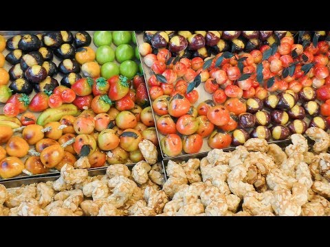 Traditional Sweets from Sicily, Italy. Italian Street Food