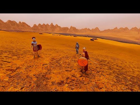 Battle Triangle Spartans VS Samurai VS Roman Legionnaires | Ultimate Epic Battle Simulator 2 | UEBS2