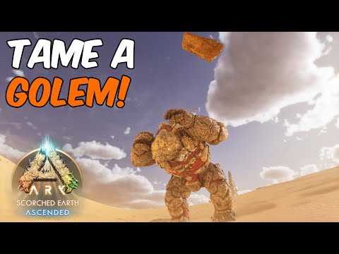 How To Tame a Rock Elemental With MAX LEVELS in ARK Survival Ascended #arksurvivalascended #ark