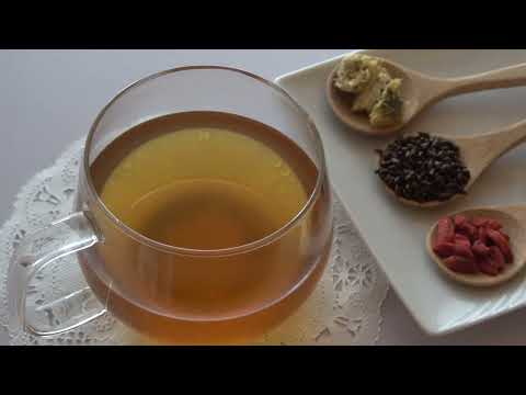 Té Habu con mezcla de bayas de goji y crisantemo para ojos cansados ​​y borrosos