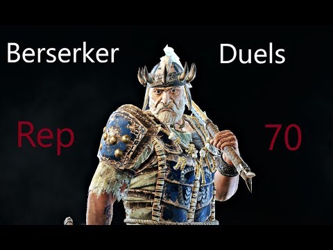For honor Rep 70 Berserker ranked duels