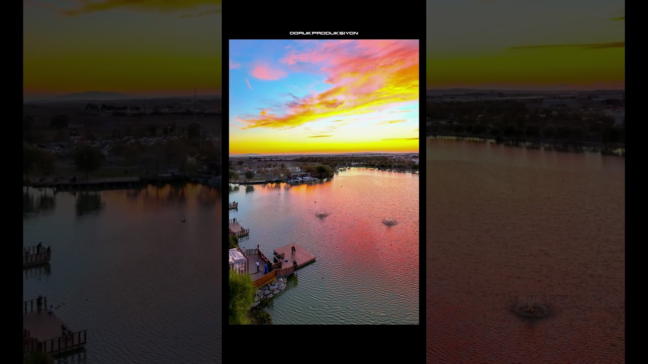 ÇORLU DRONE  ÇEKİMİ - GÖLBAŞI GENÇLİK PARKI - SONBAHAR
