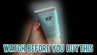K-Y Jelly Classic Water-Based Lubricant Review