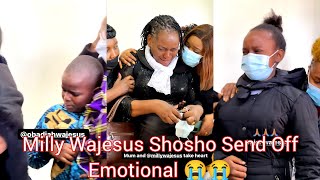 Emotional As the Wajesus Get To See Their Shosho For The Last Time😭😭