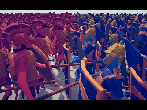 250x SPARTANS 250x HASTATI - Totally Accurate Battle Simulator