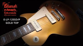 Video thumbnail for ESP EDWARDS E LP 125SD P   GOLD TOP by Jon is just TOO LouD!!