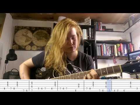 How to Play Walking Bass + Chords on Guitar W/Tabs // Billie's Bounce