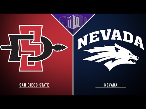HIGHLIGHTS – Men’s Basketball Championships Semifinals: (1) San Diego State vs (5) Nevada 3/12/21