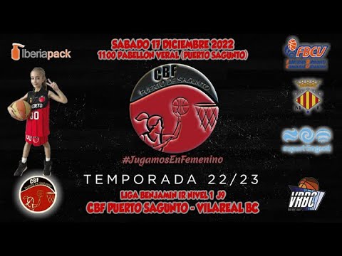 Videohighlights Benjamín Iberiapack CBF Puerto Sagunto - Vilareal BC (LIGA J9 22-23)