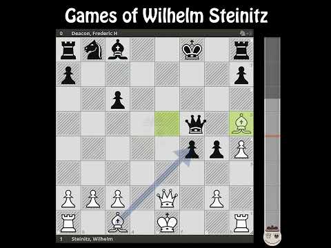 Steinitz, Wilhelm - Deacon, Frederic H || London 1863 @chessbuddies 🔴 #WilhelmSteinitz