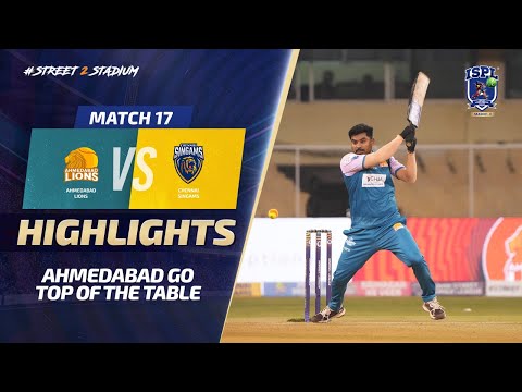 ISPL Season 3 - Match 17: Ahmedabad Lions brings Chennai Singams’ winning streak to an end.