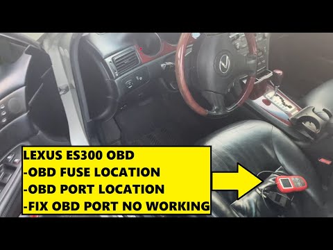 How to Fix OBD Lexus ES300 - Location of OBD Port Lexus ES300