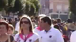 preview picture of video 'laguna de duero,desfile peñas 1ª parte'