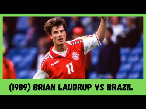 Young Brian Laudrup Vs Brazil 1989 - Denmark x Brazil