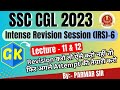 Intense Revision Session (IRS) -6 | Lecture 11 and 12 | SSC CGL | CHSL | CPO | 2023 | Parmar SSC