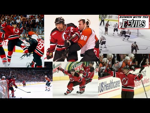 NJ Devils vs. Flyers 2000 GAME 7 ECF Stevens KO's Lindros Elias Goal Trophy Presentation & More!