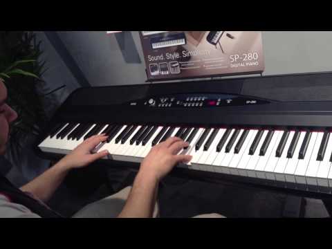 Kraft Music - Korg SP-280 Digital Piano Demo at NAMM 2013