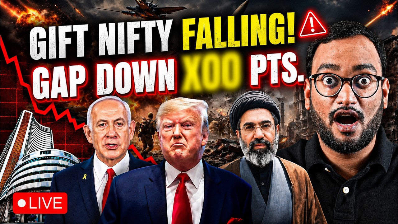 🔴Gap Down! Gift Nifty Falling | Nifty & Sensex Prediction Tomorrow | 27 July | Investographer
