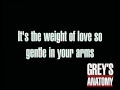 Grey's Anatomy // A Grace klinika - Snow Patrol: The Weight of Love lyrics