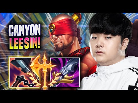 CANYON IS A BEAST WITH LEE SIN! - DK Canyon Plays Lee Sin JUNGLE vs Nidalee! | Season 2022