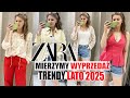 WE RE TRYING ON LOTS OF CLOTHES ZARA SALE IN THE STORE SUMMER 2025 TRENDS