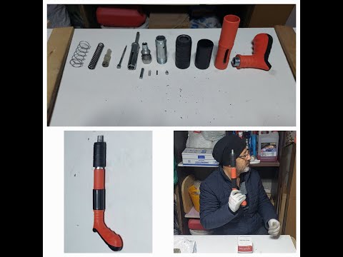 BARUTLU ÇİVİ TABANCASI İNCELEME ve test etme.inanılmaz etkili 😲