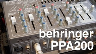Video thumbnail for 【訳あり中古】Behringer PPA200 【コンパクトな200W出力PAセット】 by Ueda Mygakki
