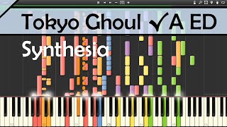 『 Synthesia 』 Tokyo Ghoul VA ED ／ Amazarashi 「Kisetsu wa Tsugitsugi Shindeiku」 トーキョーグール ED 2