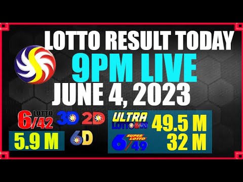 Lotto Result Today July 4 2023 9pm Ez2 Swertres