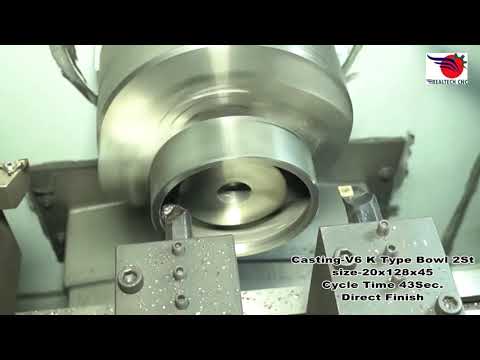 Casting V6 K Type Bowl RealTech CNC Machine VD-034