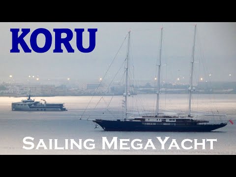 KORU - Jeff Bezos' New Mega Sailingyacht spotted off Mallorca