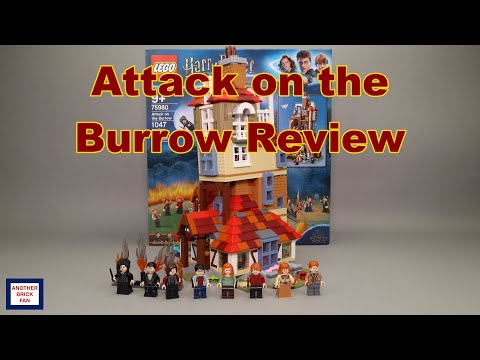 LEGO Harry Potter Attack on the Burrow review set 75980
