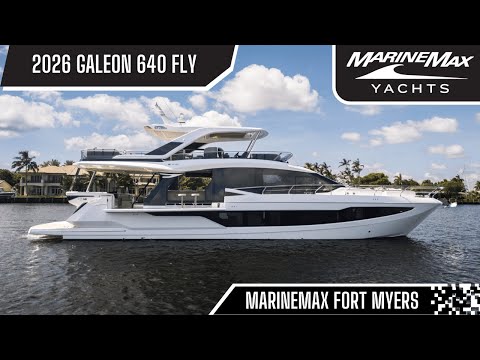 2026 Galeon 640 Fly Mediterranean Package At MarineMax Fort Myers!