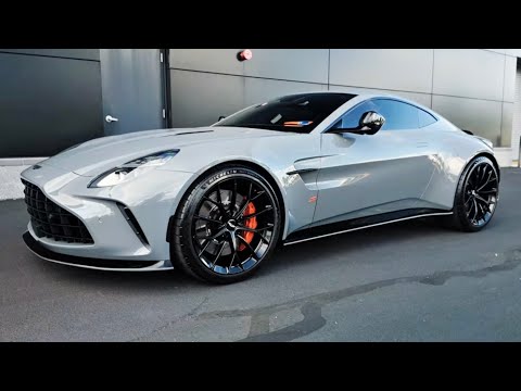 Thumbnail for 2026 Aston Martin Vantage S Walkaround + POV Drive | Startup + Revs | China Grey / Californian Poppy by Aston Martin