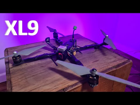 XL9 presentation and quick flight test with old F4 and Dji Motors 2212 acro mode