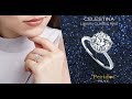 Cubic Zirconia Engagement And Wedding Ring