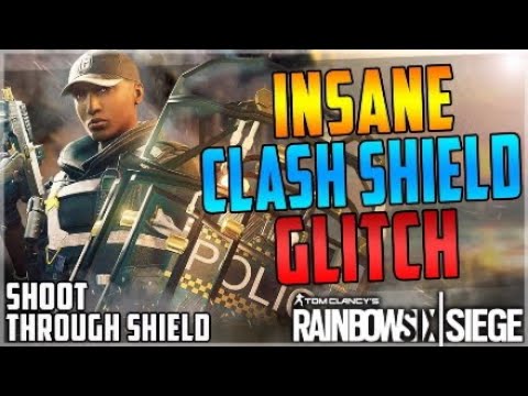 INSANE CLASH SHIELD GLITCH - SHOOT THROUGH YOUR SHIELD - OP GLITCH - TUTORIAL - (Rainbow Six Siege)