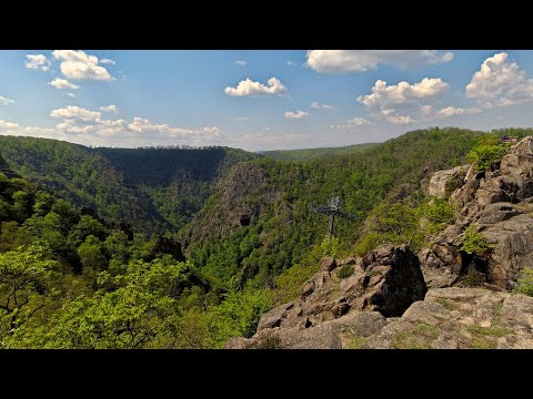 The Bode Valley in the Harz Mountains: An alpine gorge in the middle of the low mountain range