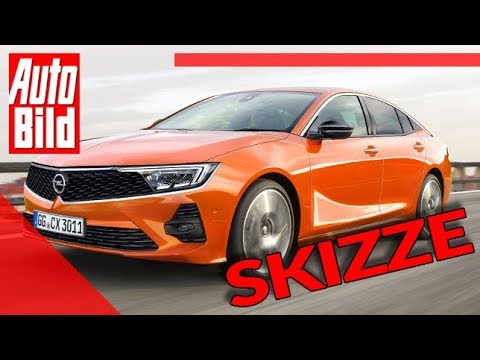 Opel Insignia (2022): Neuvorstellung - PSA-Plattform - Skizze