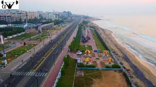 RK Beach | Visakhapatnam | Must visit places in Vizag | Drone footage | DJI Mavic mini