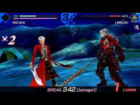 Fate/Extra Playthrough Part 26 (Vs. Lancer)