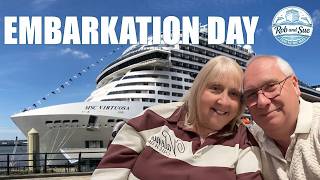 MSC VIRTUOSA EMBARKATION DAY VLOG | OUR CRUISE ADVENTURE STARTS HERE!